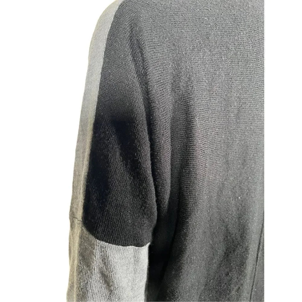 French Connection Women's Black & Gray Tight Knit Pullover Sweater Size S - Picture 5 of 7